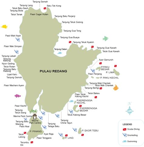 Pulau Redang Map