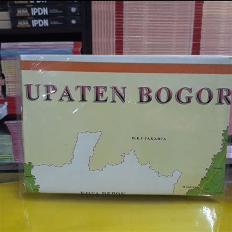 Jual Peta Kabupaten Bogor Lipat Kota Bandung KOTA BUKU Tokopedia