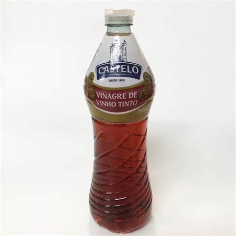 Supermercado Baía Azul Vinagre Castelo 750ml Vinho Tinto