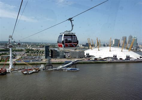 Lauras London Checking Out The New Cable Car Over The Thames The