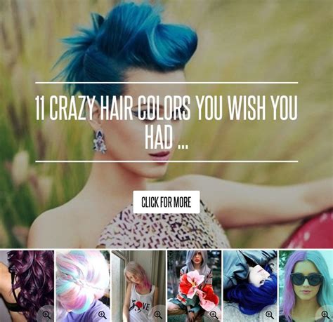 11 Crazy Hair Colors You Wish You Had ... | Hair color crazy, Bright ...