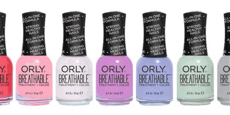 ORLY Launches Breathable Treatment Nail Polish Colors in 2018