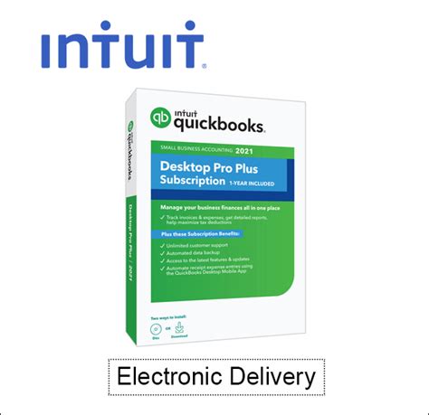 Buy Intuit QuickBooks Desktop Pro Plus 2021 1 User 1 Year