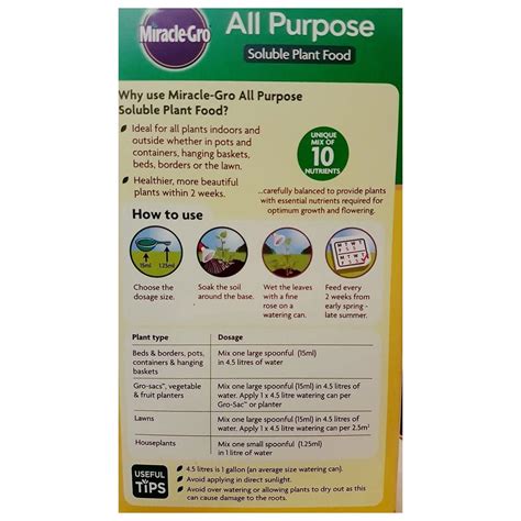 Miracle Gro All Purpose Soluble Plant Food The Pot Place