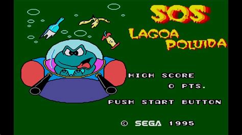 Sapo Xulé SOS Lagoa Poluida Sega Master System Longplay YouTube