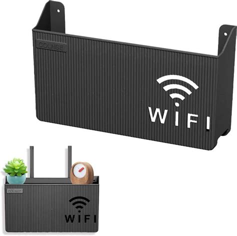 Boîte de rangement pour routeur WiFi support mural étagère de rangement