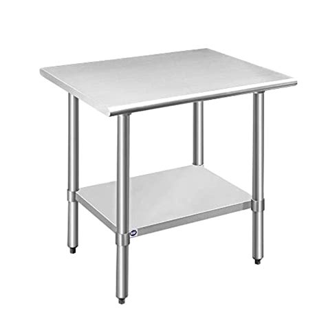 Rockpoint Stainless Steel Table For Prep Work X Inches Nsf Metal