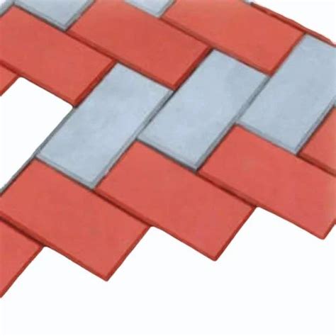 Rectangular Paveing Blocks Bricks Paver Block For Pavement Thickness