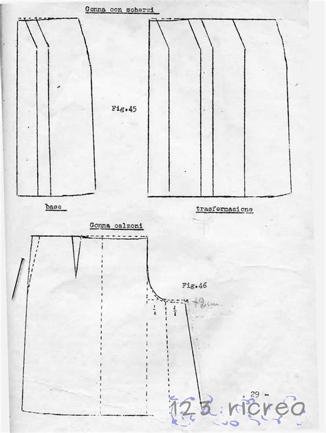 Ricreo Gonne Tipi E Cartamodelli Gonne Gonna Aderente