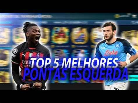 TOP 5 MELHORES PONTAS ESQUERDAS NO FIFA MOBILE CUSTO BENÉFICO YouTube