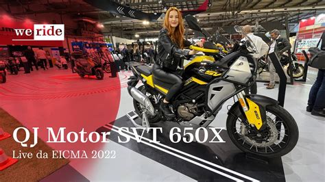 Qj Motor Svt X L Adventure Cinese Sfida Le Europee Live Da Eicma