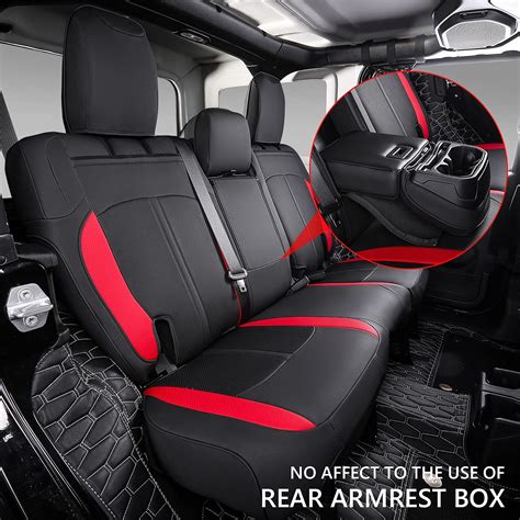 Xipoo Fit Jeep Wrangler Jl Seat Covers Front And Back Pu