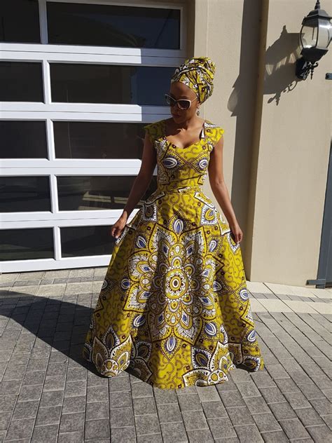 Lilmissmichy African Fashion Shweshwe Dresses African Print Dresses