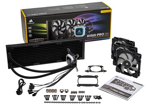 Corsair Cw 9060031 Hydro Series H150i Pro Rgb 360mm Liquid Cpu Cooler Wootware