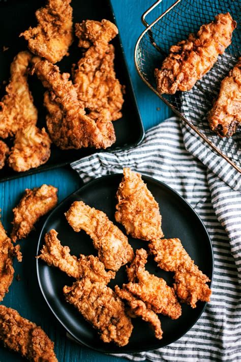 Spicy Fried Chicken Tenders | Just Like Popeye's Recipe | Recipe ...