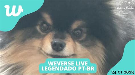 Legendado Pt Br Weverse Live V Oi E Ho Youtube