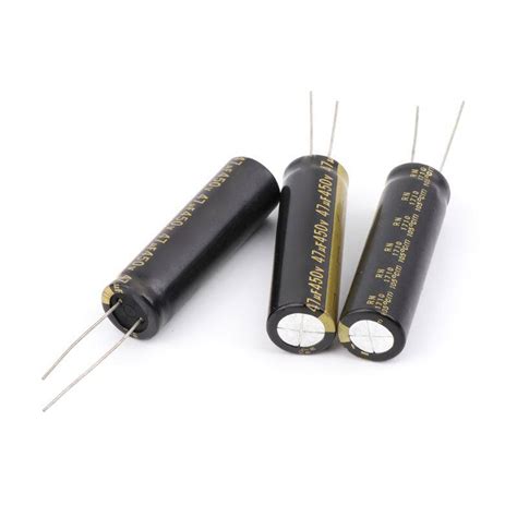 【lowest Price】5pcs 450v 47uf Aluminum Electrolytic Capacitors For Lcd Tv Led 13x42mm Feifei 3c