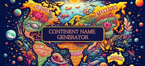 551+ Continent Name Generator: Worlds With Epic Identities - Good Name