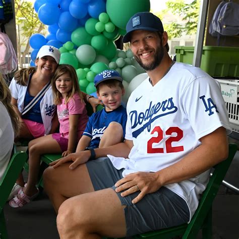 clayton kershaws family guide meet  los angeles dodgers legends