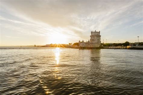 River View of Belem Tower in Lisbon, Portugal Stock Image - Image of water, tourism: 96512621