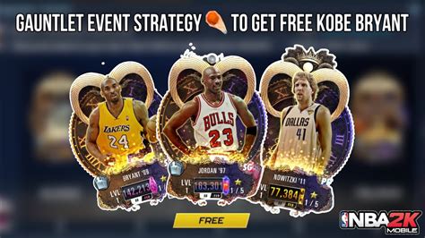 How To Get Michael Jordan For Free In Nba K Mobile And Gauntlet