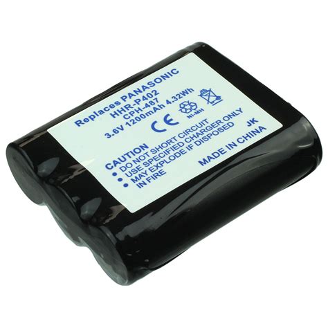 Replacement Panasonic Hhr P Type Cordless Phone Battery