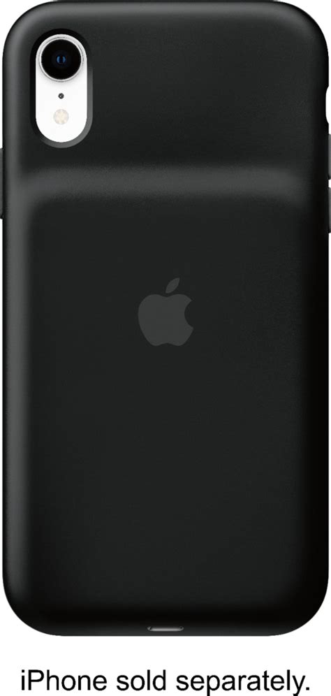 Best Buy: Apple iPhone XR Smart Battery Case Black MU7M2LL/A