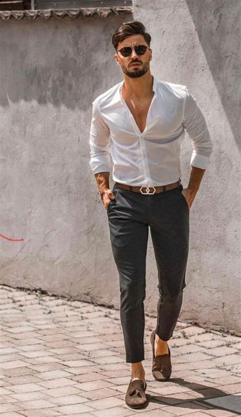 60 Inspirações De Looks Sociais Masculinos Para Não Errar Men Fashion Casual Shirts Fashion