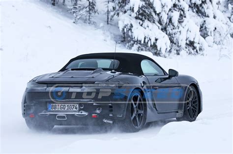 Spy Shots An Early Look At The 2025 Porsche 718 Boxster EV