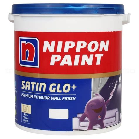 Nippon Paint Satin Glo Plus Interior Emulsion Packaging Size L At