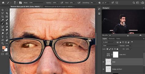 How To Remove Glare From Glasses In Photoshop Wacom Blog