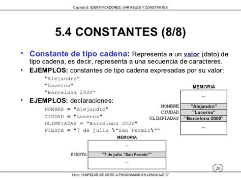 Identificadores Variables Y Constantes