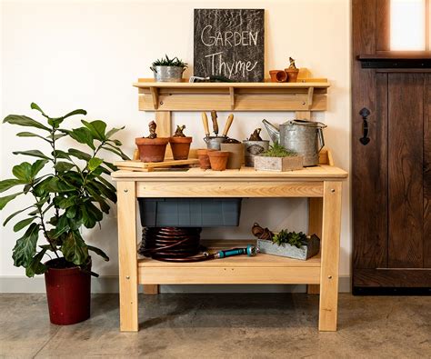 Potting Table Cypress Falls Furniture