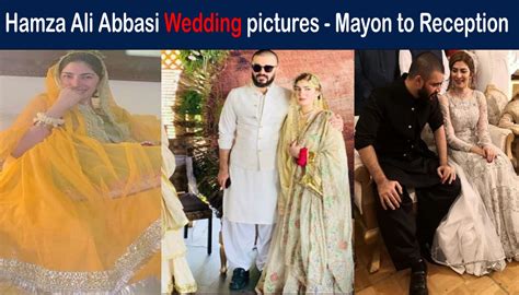 Hamza Ali Abbasi Wedding pictures, Mayon to Reception | Showbiz Hut