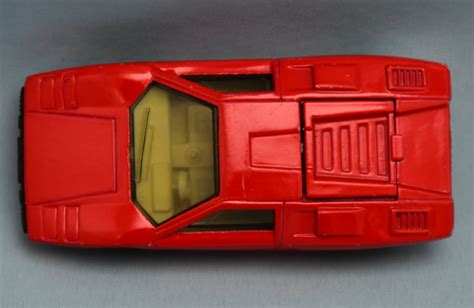 Tomy Blue Box Made In Japan Tomica Lamborghini Countach LP400 Red F37 1