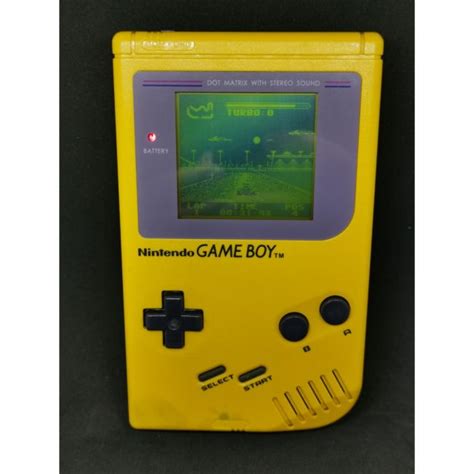 Original Nintendo Game Boy Yellow Console Dmg 01 Reconditioned By Frix