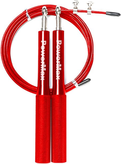 Amazon Powermax Fitness Ja Red Exercise Speed Jump Rope With