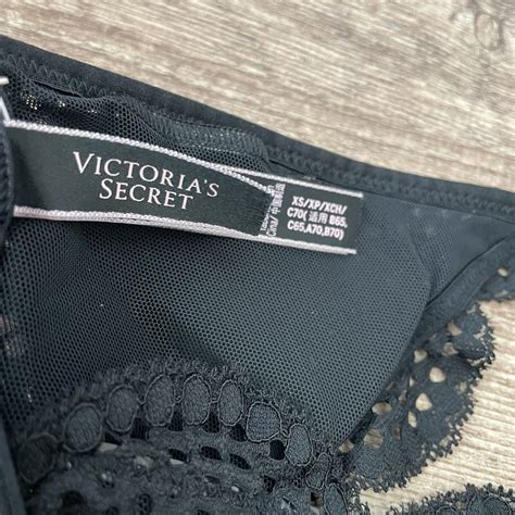 Victorias Secret Black Lace Razorback Bralette Size … Gem