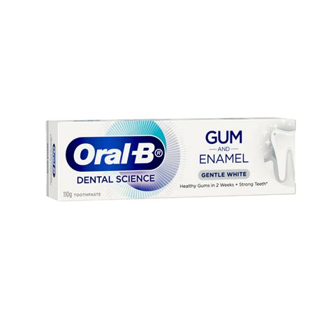 Oral B Dental Science Gum And Enamel Gentle White Toothpaste 110g Shopifull