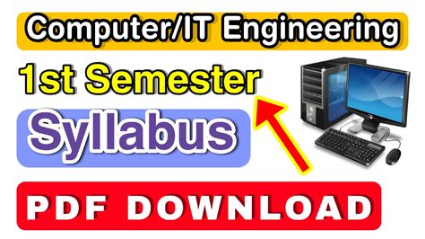 Msbte Computer It Engineering St Semester Syllabus Pdf Msbte Diploma