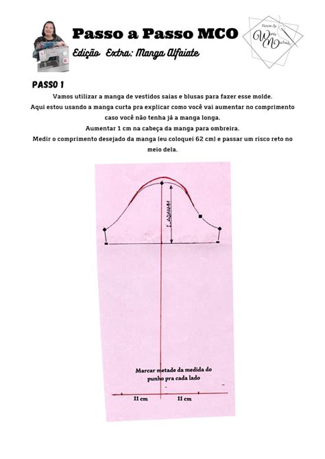 Manga Alfaiate Passo A Passo Modelagem E Costura Objetiva