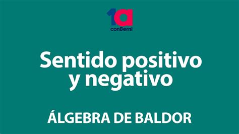 Sentido Positivo Y Negativo Youtube