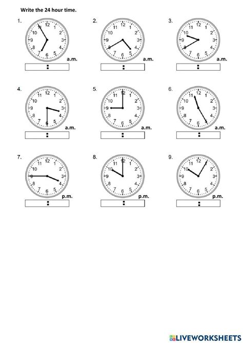 1481038 | Reading Clocks 12 and 24 hour time Set 1