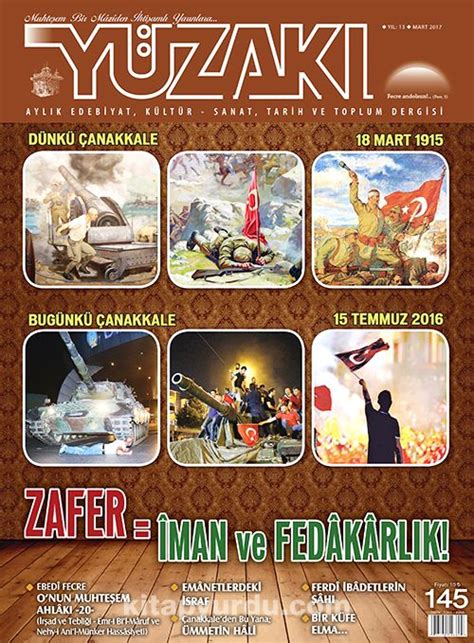 Yüzakı Aylık Edebiyat Kültür Sanat Tarih ve Toplum Dergisi Sayı