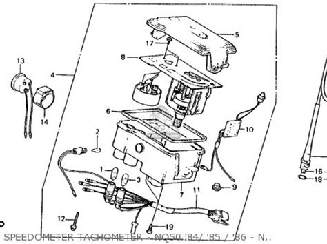 1986 Honda spree parts list