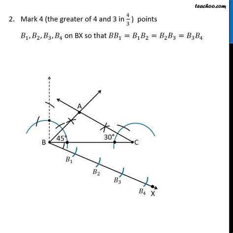 Ex Draw A Triangle Abc With Side Bc Cm B A