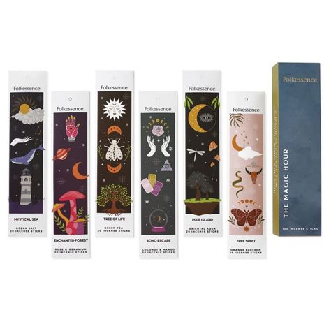 Folkulture Incense Sticks Set Sticks Scents Coconut Mango