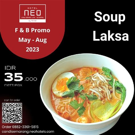 Megatix Soup Laksa Hotel Neo Candi Simpang Lima Semarang