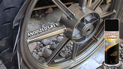 Repaint Velg Motor Warna Anodized Grey Sapporo YouTube