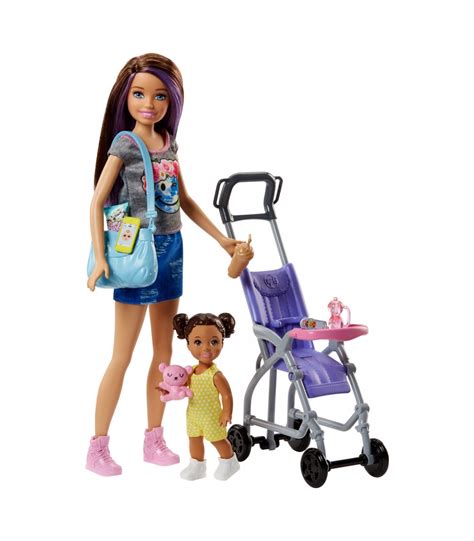 Кукла - BARBIE - с момиченце и количка - 30 см.